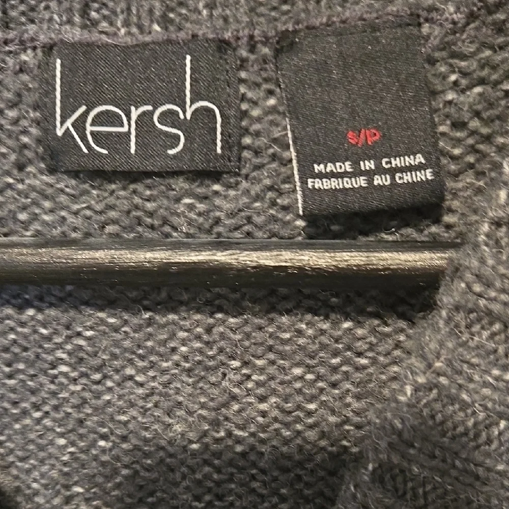Kersh Charcoal Speckled V-Neck Pullover Sweater - Picture 2 of 10